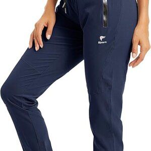 Women's Quick-Dry Joggers with Zipper Pockets for Workout